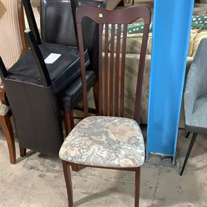 Floral High Back Dining Chair