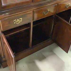 Brass Handle Buffet and Hutch