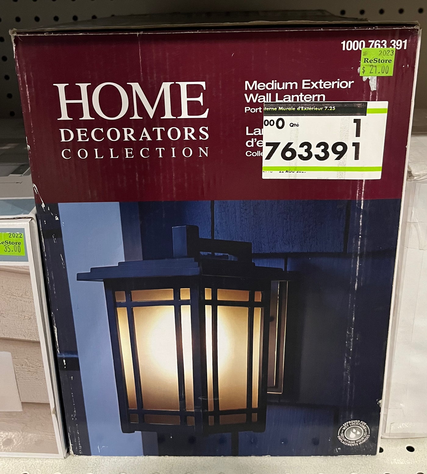 Port Oxford 1 Light Oil Rubbed Chestnut Outdoor Wall Mount Lantern