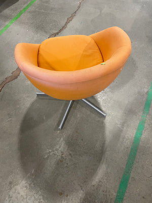 Settled Orange Office Chair