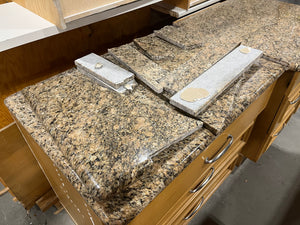 Granite Kitchen with Light Wood Cabinets