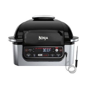 Ninja Foodi 5-in-1 Indoor Grill with Integrated Smart Probe, 3.9 L (4 qt.) Air Fryer