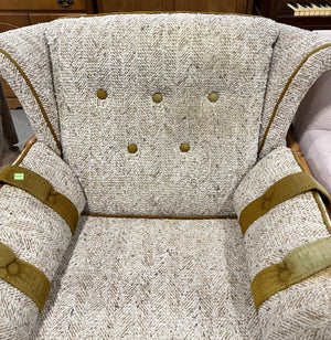Woven Armchair with Straps