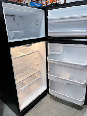 Solid Black Frigidaire Refrigerator