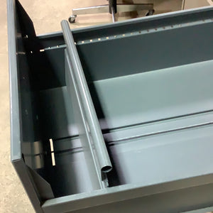 Blue Grey Filing Cabinet