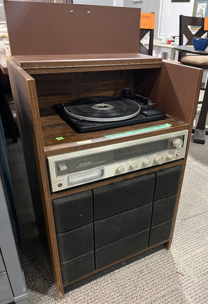 Record Player Unit with Track Receiver