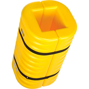 Column Protector, 12" Column Opening, Yellow
