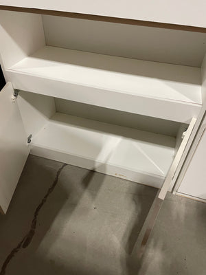 White Storage Shelving